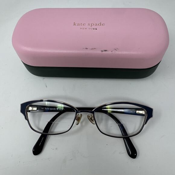 Kate Spade Ragan 0DA4 Blue Gold Tortoise Eyeglasses Frames 51-16 135 W/ Case - Picture 1 of 4